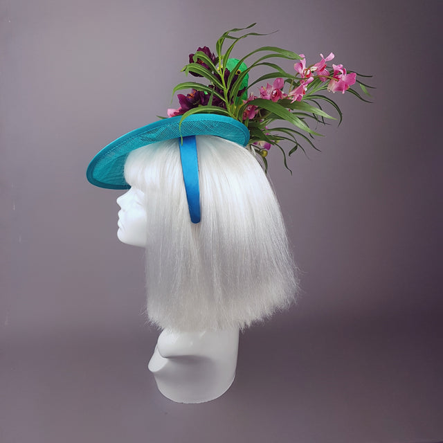 "Paradiso" Parrot Colourful Tropical Flower Hat