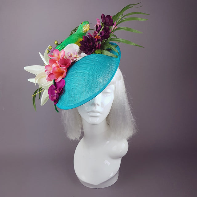 "Paradiso" Parrot Colourful Tropical Flower Hat