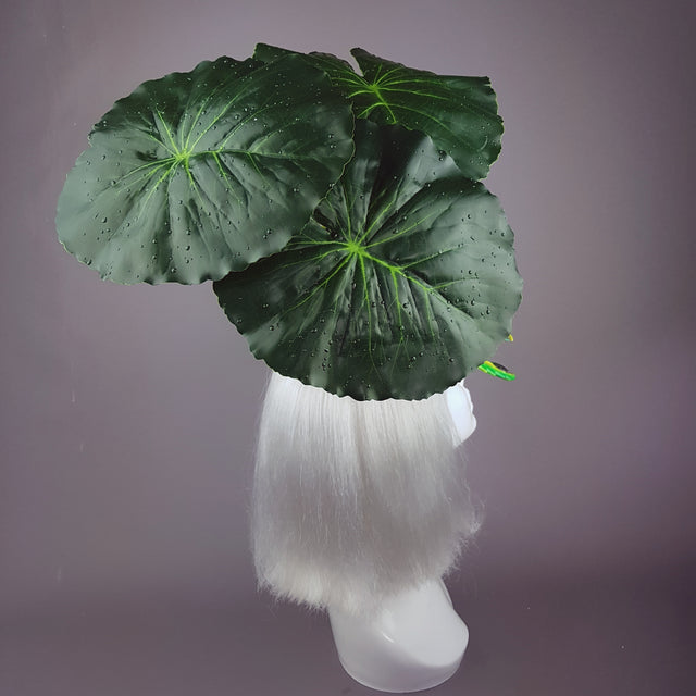 "Subacqueo" Lilypad, Bubbles & Lobster Fascinator Hat