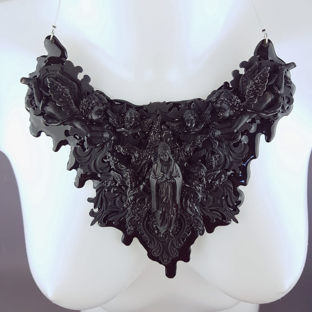 "Incubus" Ornate Black Filigree Neckpiece