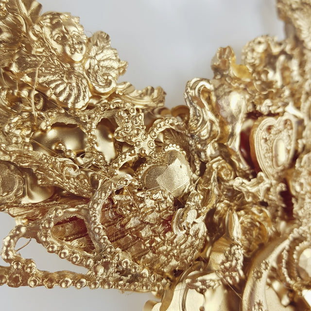 "Bael" Ornate Gold Filigree Neckpiece