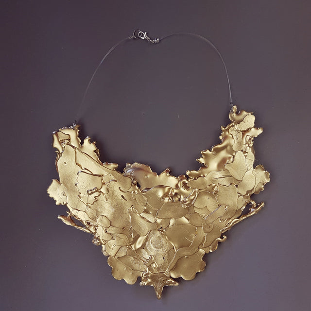 "Bael" Ornate Gold Filigree Neckpiece