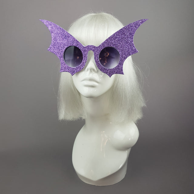 Pick ANY colour glitter!!! Bat Wing Sunglasses