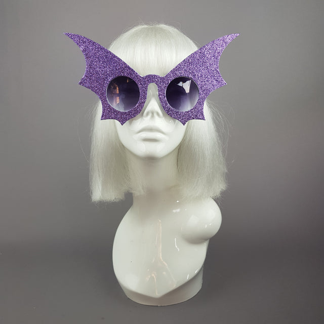Pick ANY colour glitter!!! Bat Wing Sunglasses