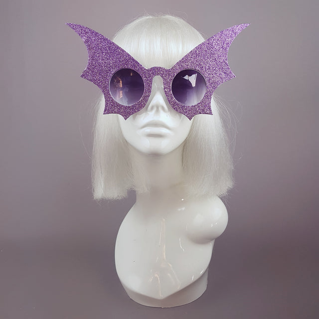 Pick ANY colour glitter!!! Bat Wing Sunglasses