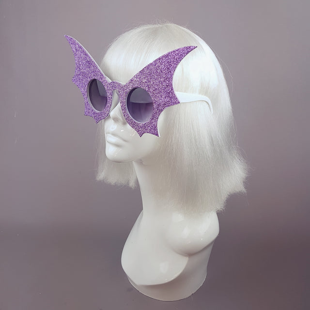 Pick ANY colour glitter!!! Bat Wing Sunglasses