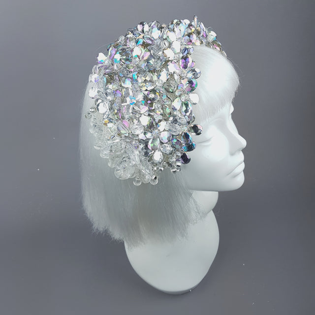 "Miroir" Vintage Inspired Bejewelled Fascinator Hat
