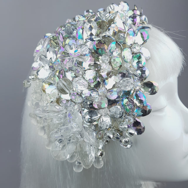 "Miroir" Vintage Inspired Bejewelled Fascinator Hat