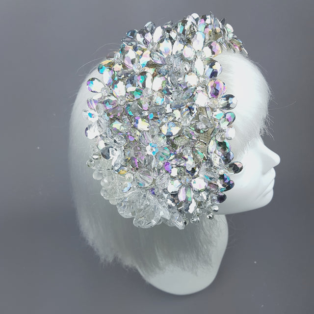 "Miroir" Vintage Inspired Bejewelled Fascinator Hat