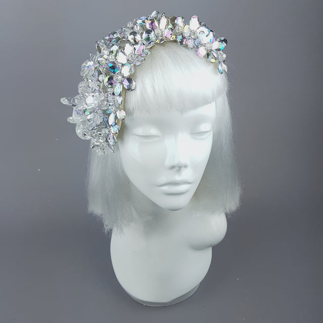 "Miroir" Vintage Inspired Bejewelled Fascinator Hat
