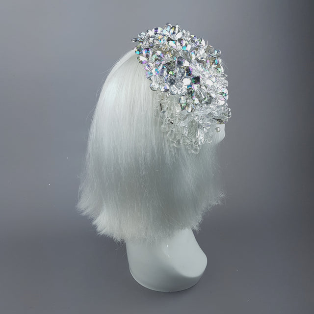 "Miroir" Vintage Inspired Bejewelled Fascinator Hat