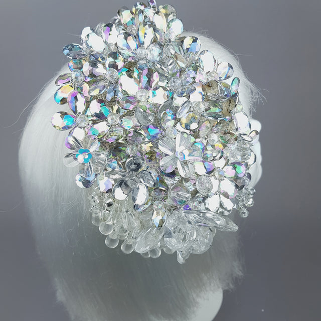 "Miroir" Vintage Inspired Bejewelled Fascinator Hat