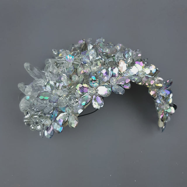 "Miroir" Vintage Inspired Bejewelled Fascinator Hat