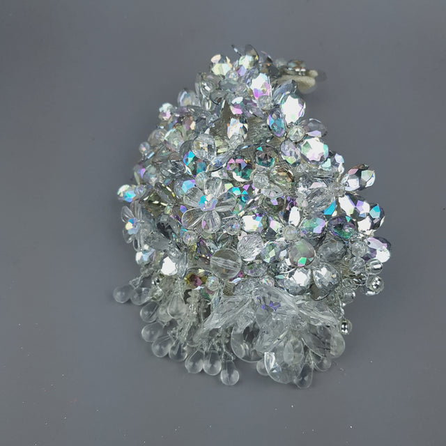 "Miroir" Vintage Inspired Bejewelled Fascinator Hat