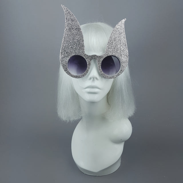 PICK ANY COLOUR GLITTER! Bunny Rabbit Ear Sunglasses