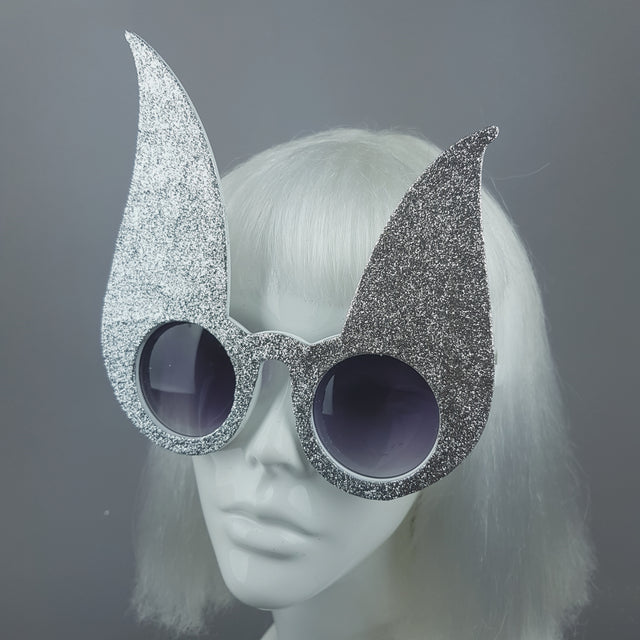 PICK ANY COLOUR GLITTER! Bunny Rabbit Ear Sunglasses