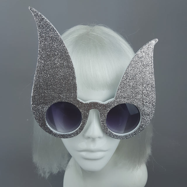 PICK ANY COLOUR GLITTER! Bunny Rabbit Ear Sunglasses