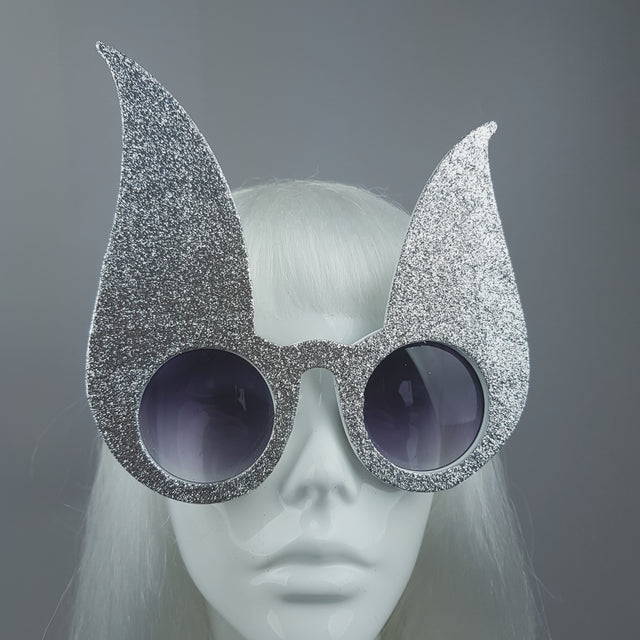 PICK ANY COLOUR GLITTER! Bunny Rabbit Ear Sunglasses