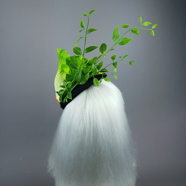 "Crevette" Prawn & Lemon Salad Fascinator Hat