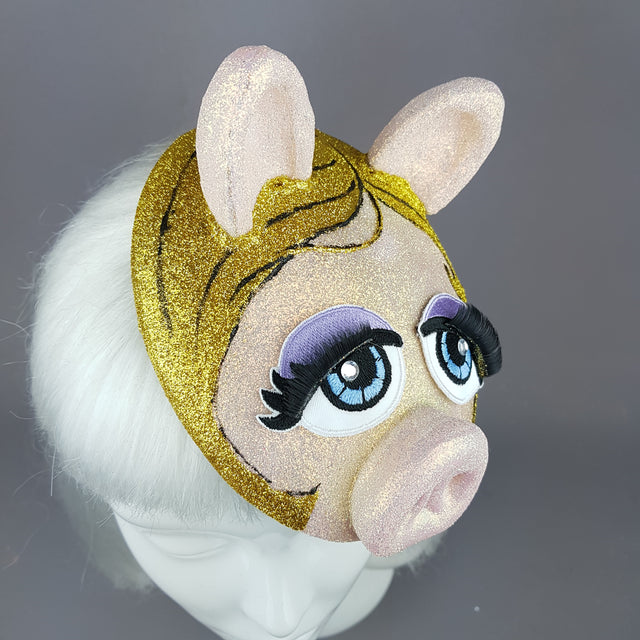 Pink Pig Fascinator Hat