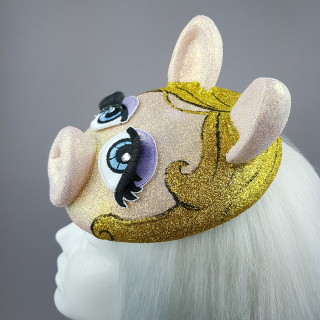 Pink Pig Fascinator Hat