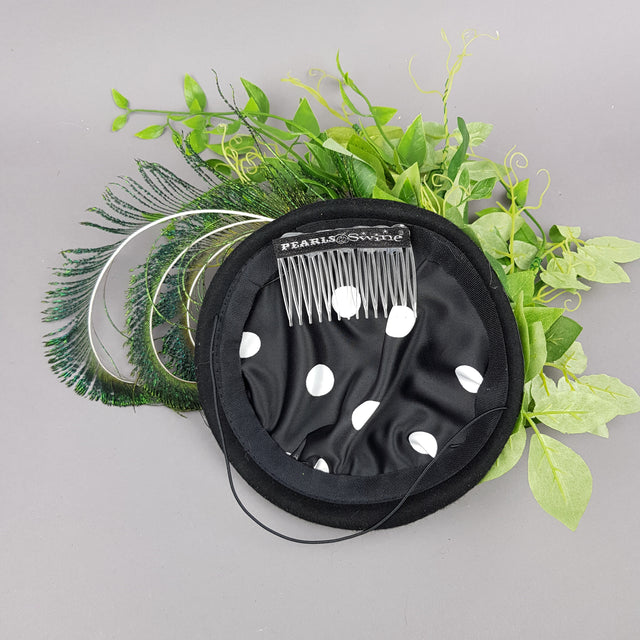 "Sugar Snap" Peas, Peapod and Leaf Fascinator Hat