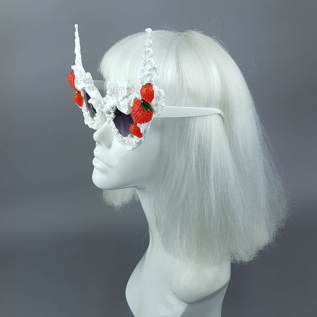 "Heavenly" Strawberries & Cream Cherub Filigree Sunglasses