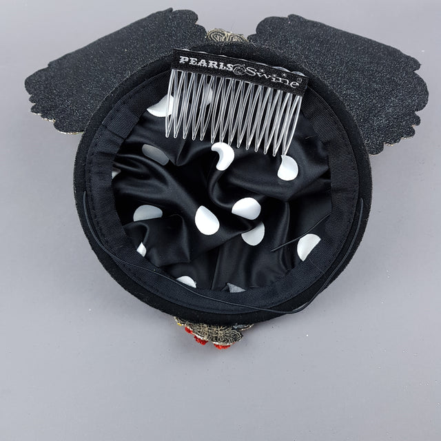 "Eirisse" Colourful Bunny Rabbit Ear Fascinator Hat