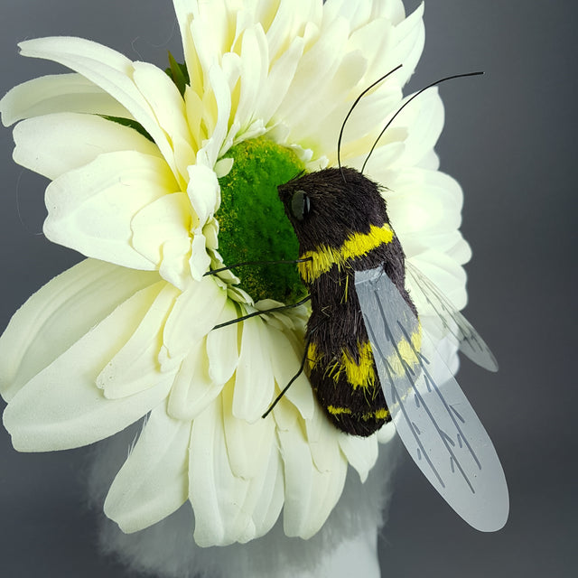 "Pipi" Bee & Ivory Flower Fascinator Hat
