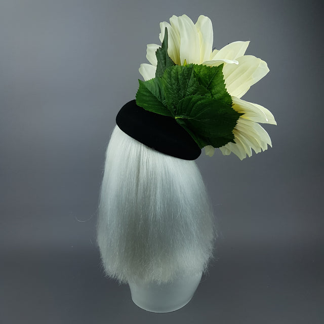 "Pipi" Bee & Ivory Flower Fascinator Hat