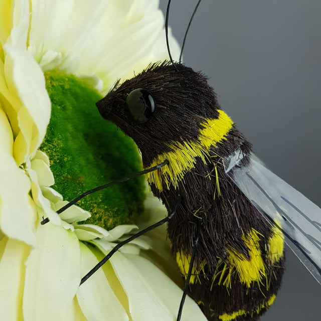 "Pipi" Bee & Ivory Flower Fascinator Hat