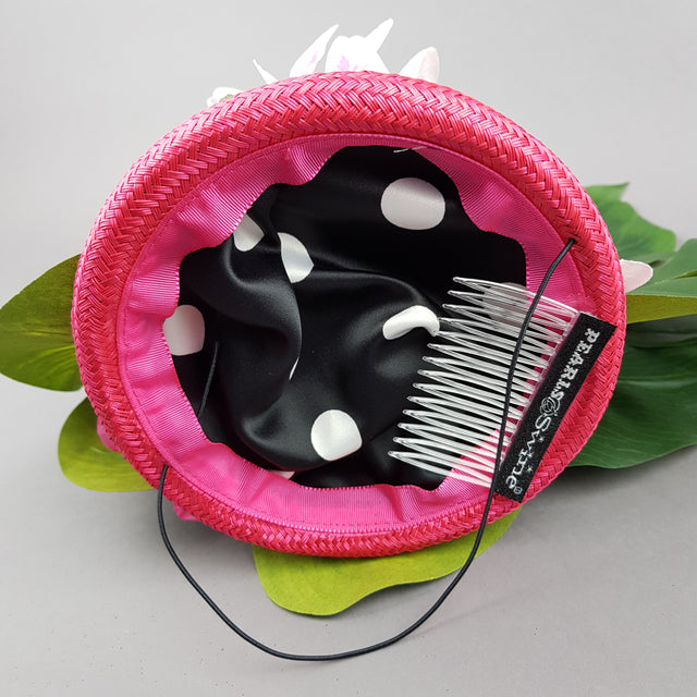 "Vuelo" Tropical Lily & Hummingbird Fascinator Hat