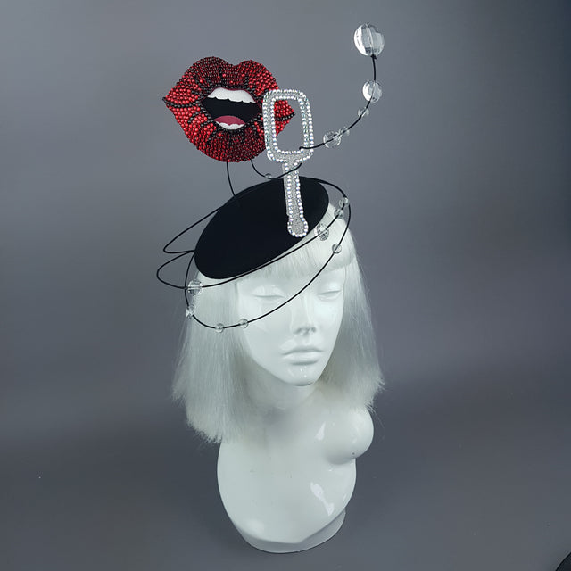 "Float" Surreal Bubble Blowing Fascinator Hat
