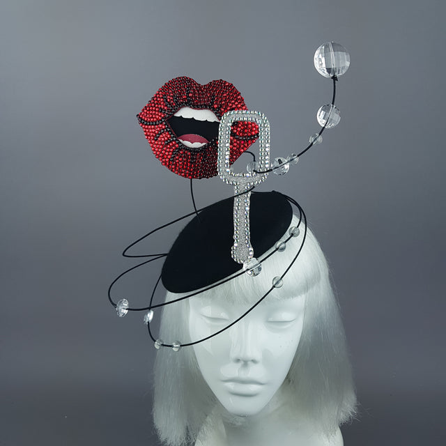 "Float" Surreal Bubble Blowing Fascinator Hat