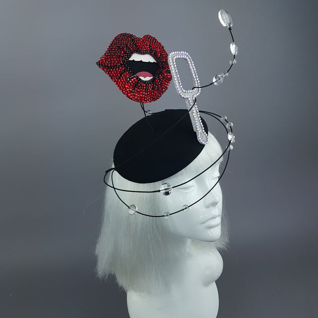 "Float" Surreal Bubble Blowing Fascinator Hat