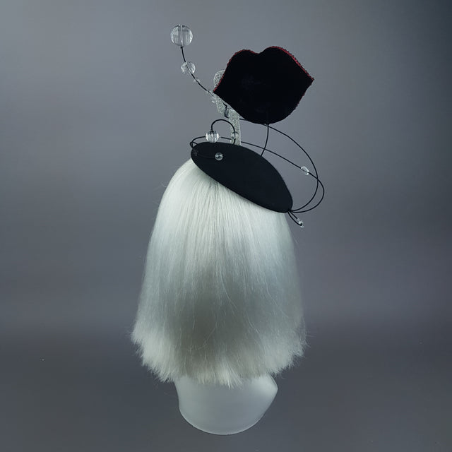 "Float" Surreal Bubble Blowing Fascinator Hat