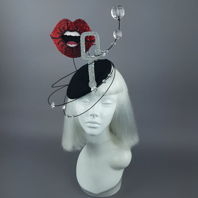 "Float" Surreal Bubble Blowing Fascinator Hat