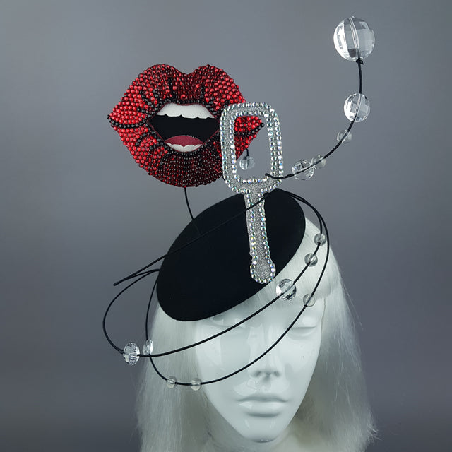 "Float" Surreal Bubble Blowing Fascinator Hat