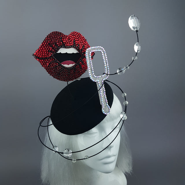 "Float" Surreal Bubble Blowing Fascinator Hat