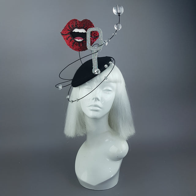 "Float" Surreal Bubble Blowing Fascinator Hat