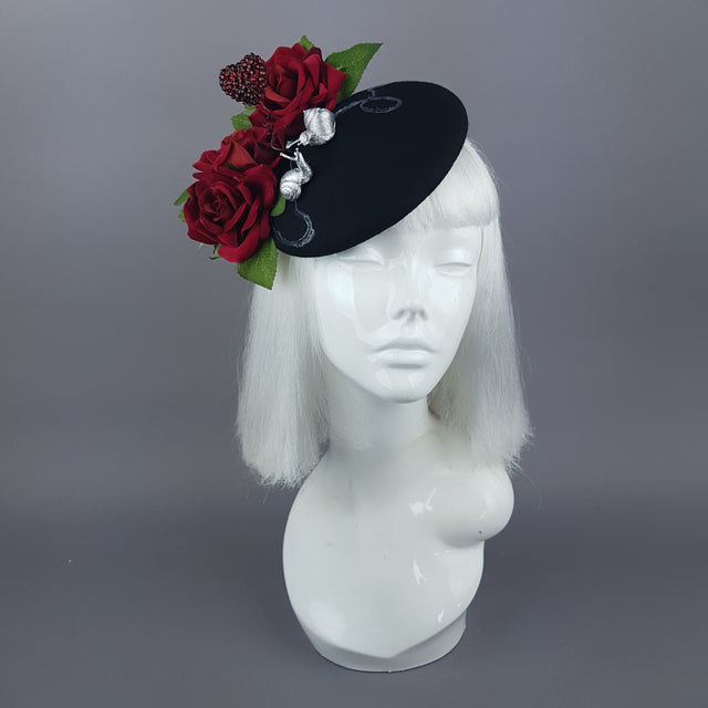 "Smitten" Snails in Love Fascinator Hat