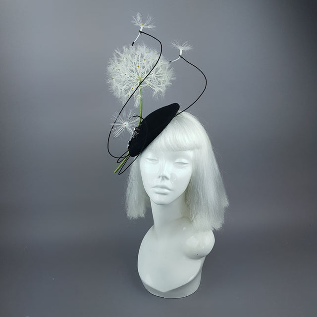 "Dandy" Dandelion & Jewel Fascinator Hat
