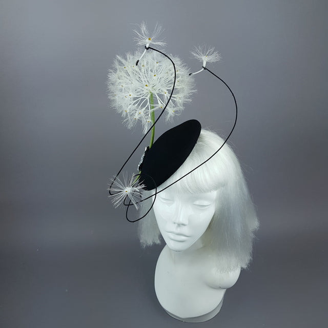 "Dandy" Dandelion & Jewel Fascinator Hat