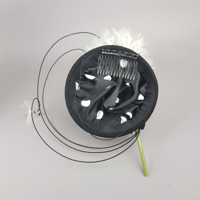 "Dandy" Dandelion & Jewel Fascinator Hat