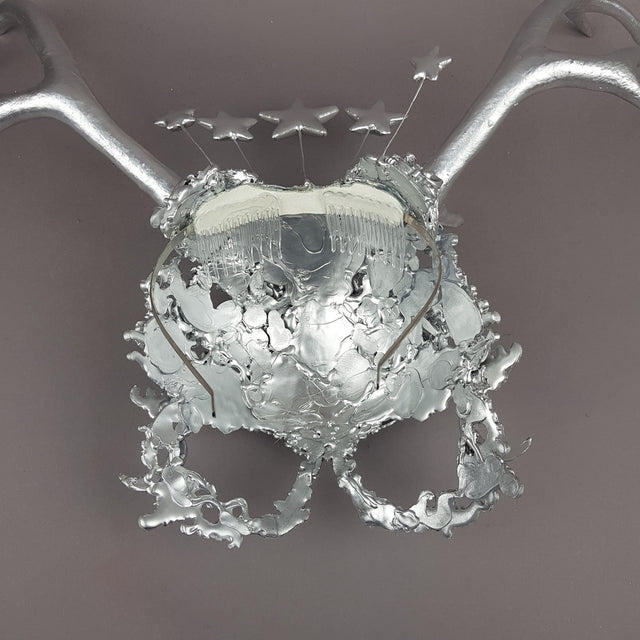 "Diana" Silver Filigree Headpiece & Mask