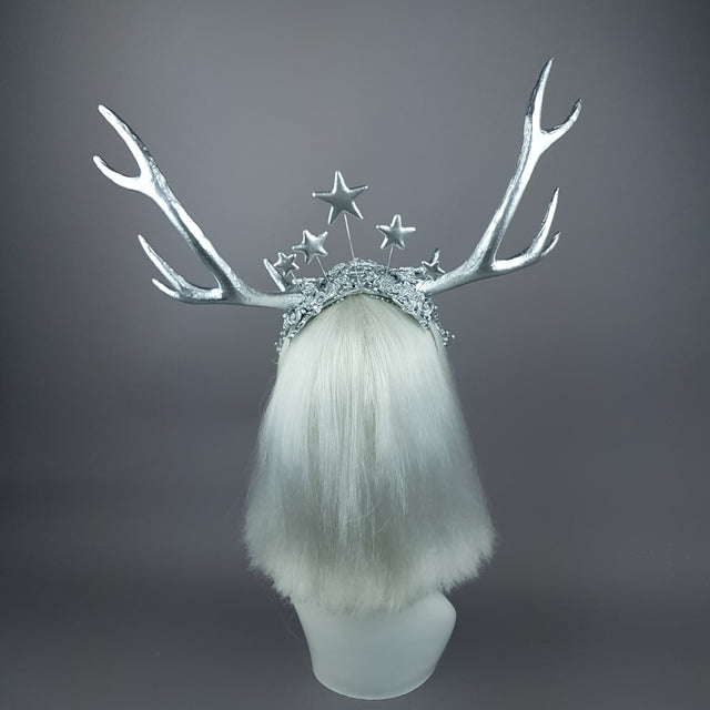"Diana" Silver Filigree Headpiece & Mask