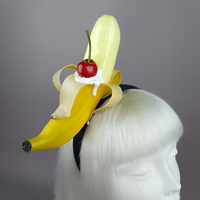 "Kiri" Banana, Cherry & Cream Headband