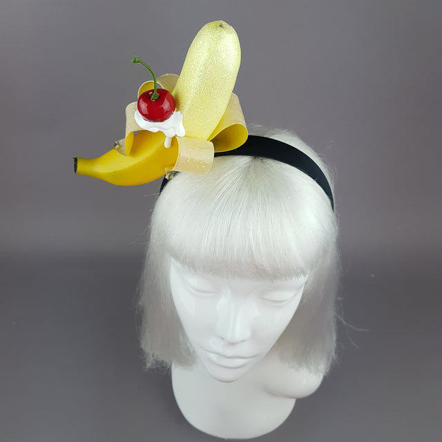 "Kiri" Banana, Cherry & Cream Headband