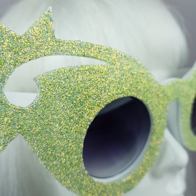 "Mirumiru" Mermaid Glitter Stars Sunglasses