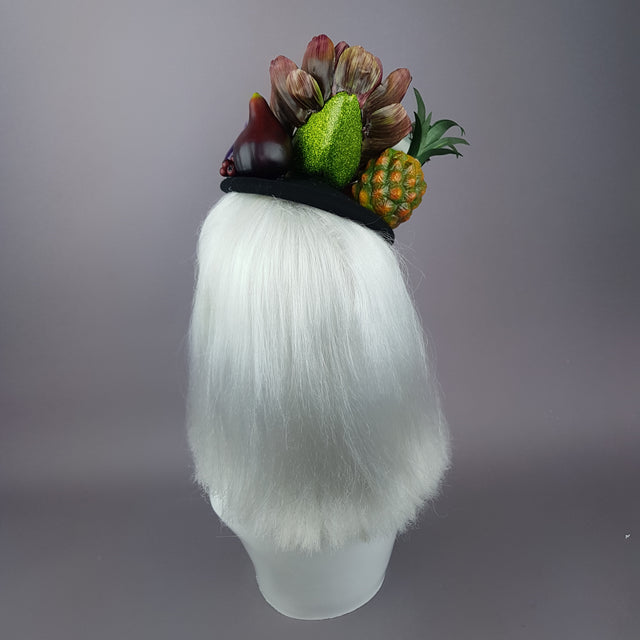 "Foof" Vagina Vulva Fruit & Bird Fascinator